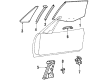 Cadillac Allante Exterior Door Handle Diagram - 1646226