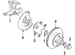 Chevy R3500 Brake Rotor Diagram - 15679603