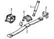 GMC Safari Leaf Spring Diagram - 17996300