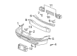 Oldsmobile Bumper Cover Diagram - 22610697