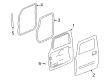 Hummer Weather Strip Diagram - 25910529