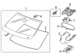Chevy Equinox Windshield Diagram - 26527619
