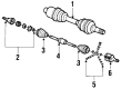 Buick Reatta Drive Shaft Diagram - 26015544
