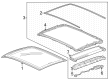 Cadillac Sunroof Diagram - 87836065