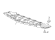 Chevy Underbody Splash Shield Diagram - 22976385