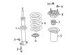 Chevy Silverado 1500 Strut Housing Diagram - 84844809