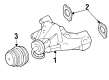 Chevy Express 3500 Water Pump Gasket Diagram - 3860039