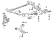 Buick Envista Control Arm Bolt Diagram - 11603179