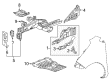 Chevy Spark EV Battery Tray Diagram - 95382350