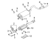 Chevy Tracker Exhaust Pipe Diagram - 30021698