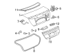 Saturn Trunk Lock Cylinder Diagram - 15785082