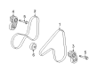 Cadillac STS V-Belt Diagram - 12621991