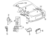 Cadillac Convertible Top Motor Diagram - 25840734