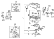 GMC Yukon XL 1500 Center Console Base Diagram - 15250347