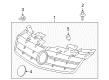 Cadillac Grille Diagram - 25720919