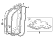 Chevy Traverse Limited Side Cover Gasket Diagram - 24044908