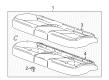 Buick Verano Seat Covers Diagram - 22871962