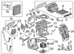 Cadillac HVAC Control Module Diagram - 85137510