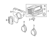 Chevy HHR Subwoofer Diagram - 15930451