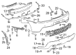 Chevy Camaro Bumper Cover Diagram - 23164145
