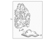 Chevy Traverse Limited Automatic Transmission Seal Diagram - 24046856