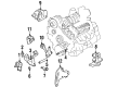 Buick Park Avenue Engine Mount Diagram - 22146628
