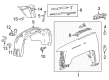 GMC Fender Diagram - 84214216
