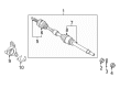 Chevy City Express Axle Shaft Diagram - 19316533