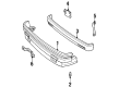 Oldsmobile Bravada Bumper Cover Diagram - 12386754