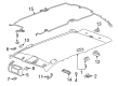 Chevy Equinox Sun Visor Diagram - 26490531