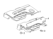 Chevy Cruze Engine Cover Diagram - 55496091
