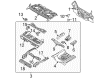 Chevy Aveo Floor Pan Diagram - 96405836