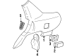 Buick LeSabre Fuel Door Diagram - 25646225