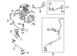 Chevy Silverado 2500 HD Crankcase Breather Hose Diagram - 12703822