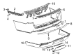 Chevy Suburban Bumper Cover Diagram - 85754772