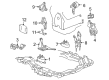 Chevy Malibu Motor And Transmission Mount Diagram - 22729233