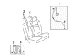 Chevy Traverse Seat Belt Diagram - 19257202