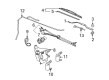 Chevy Uplander Windshield Washer Fluid Reservoir Diagram - 19120010