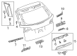 GMC Acadia Emblem Diagram - 23255005