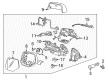 Chevy Camaro Mirror Actuator Diagram - 15951931
