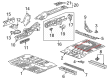 Cadillac XT5 Floor Pan Diagram - 84782947