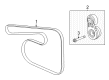 Chevy Impala V-Belt Diagram - 12627134