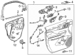 Buick Enclave Power Window Switch Diagram - 85543879