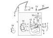 Buick Enclave Interior Door Handle Diagram - 23168390
