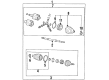 Buick Regal CV Joint Diagram - 26044402