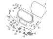 Chevy Aveo Exterior Door Handle Diagram - 96490135