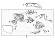 Chevy Impala Car Mirror Diagram - 84269179