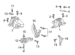 Chevy Malibu Motor And Transmission Mount Diagram - 84034314