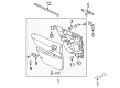 Pontiac Interior Door Handle Diagram - 20819891