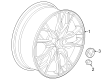 Chevy Corvette Wheel Cover Diagram - 85118263